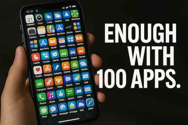 ENOUGH WITH 100 APPS.