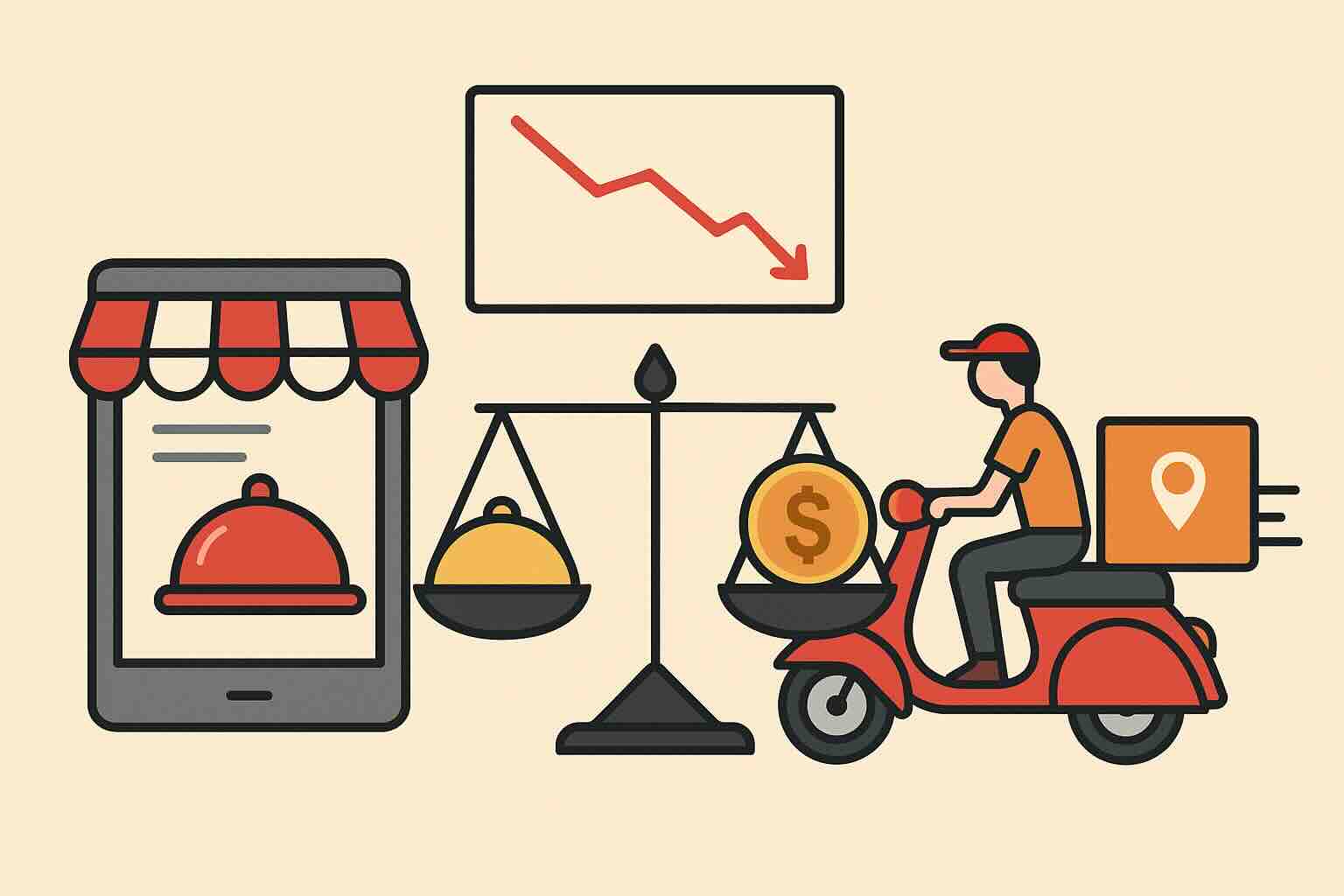 The Food Delivery Bubble: Why Restaurant Economics Are Collapsing—and How Yori Will Fix It